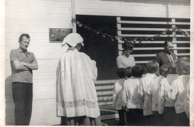 INAUGURAÇÃO ESCOLA PADRE JOSÉ SCHOL EM 1970